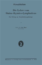 Carl Hart, N Hart, NA Hart, NA Lubarsch - Die Lehre vom Status thymico-lymphaticus