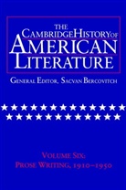 Sacvan Bercovitch, Sacvan (Harvard University Bercovitch, Cyrus R. K. Patell, Sacvan Bercovitch, Sacvan (Harvard University Bercovitch - The Cambridge History of American Literature - 6: Cambridge History of American Literature: Volume 6, Prose Writing,