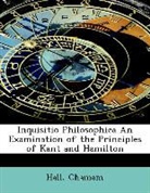Chamam, Hall - Inquisitio Philosophica an Examination O