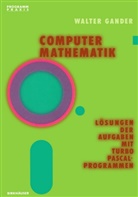 W Gander, W. Gander, Walter Gander - Computermathematik, Lösungsband