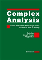 Hersch, J Hersch, J. Hersch, A Huber, A. Huber, Joseph Hersch... - Complex Analysis