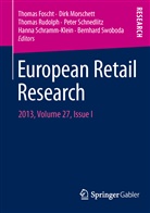 Thoma Foscht, Thomas Foscht, Dirk Morschett, Dirk Morschett et al, Thomas Rudolph, Peter Schnedlitz... - European Retail Research - 27, Issue I: 2013