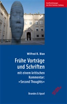 Wilfred R Bion, Wilfred R. Bion, Mätzler, Mätzler, Kar Mätzler, Karl Mätzler... - Frühe Vorträge und Schriften