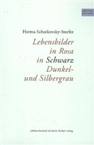 Herma Schotkovsky-Storfer - Lebensbilder in Rosa, in Schwarz, Dunkel- und Silbergrau