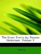 Various, Various - The Great Events By Famous Historians V