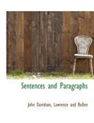 John Davidson, Lawrence and Bullen - Sentences and Paragraphs