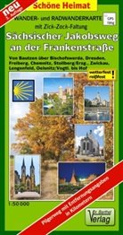 Doktor Barthel Karten: Doktor Barthel Karte Sächsischer Jakobsweg an der Frankenstraße