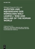 Wolfgan Haase, Wolfgang Haase, Hildegard Temporini - Aufstieg und Niedergang der römischen Welt - Teil 2. Band 32/4. Teilband: Sprache und Literatur (Literatur der julisch-claudischen und der flavischen Zeit [Forts.])