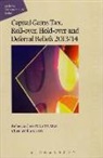 Rebecca Cave, Rebecca Williams Cave, Chris Williams - Capital Gains Tax, Roll-Over, Hold-Over and Deferral Reliefs 2013/14
