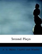 Chatto and Windus, A. A. Milne - Second Plays