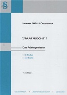 Christensen, Ralph Christensen, Hemme, Karl Edmund Hemmer, Karl-Edmun Hemmer, Karl-Edmund Hemmer... - Staatsrecht I. Tl.1