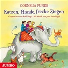 Cornelia Funke, Rolf Nagel - Katzen, Hunde, freche Ziegen, 1 Audio-CD (Audio book)