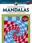 Dover, Randall McVey - Creative Haven 3-D Modern Mandalas Coloring Book