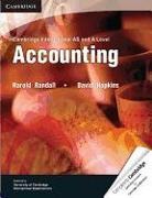 David Hopkins, Harold Randall, Harold Hopkins Randall - Cambridge International As and a Level Accounting Textbook