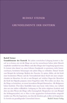 Steiner Rudolf, Rudolf Steiner, Rudolf Steiner Nachlassverwaltung, Hella Wiesberger - Grundelemente der Esoterik