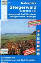 Landesam für Digitalisierung  Breitband u - Topographische Karten Bayern - Bl.9: Topographische Karte Bayern Naturpark Steigerwald, südlicher Teil