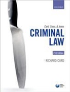 Richard Card - Card, Cross, and Jones: Criminal Law
