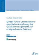 Michael Vorspel-Rüter - Modell für die unternehmensspezifische Ausrichtung des Qualitätsmanagements auf erfolgsrelevante Faktoren
