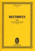 Ludwig van Beethoven - Klaviertrio Nr. 3 c-Moll op.1/3, Klavier, Violine und Violoncello, Partitur
