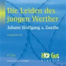 Johann Wolfgang von Goethe, Marek Harloff - Die Leiden des jungen Werther, 4 Audio-CDs, 4 Audio-CD (Hörbuch)