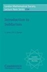 V. Jones, V. (University of California Jones, Vaughan Jones, Vaughan Sunder Jones, V. S. Sunder - Introduction to Subfactors