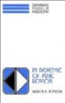 Laurence Bonjour, Jonathan Dancy, Ernest Sosa - In Defense of Pure Reason