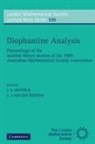 Australian Mathematical Society, J. H. Loxton, J. H. Poorten Loxton, J H Loxton, J. H. Loxton, A J van Poorten... - Diophantine Analysis