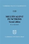 W. K. Hayman, W. K. (University of London) Hayman, Hayman W. K., Bela Bollobas - Multivalent Functions