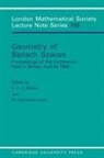 P. F. X. M¿ller, P. F. X. Schachermayer Muller, P.f.x. Schachermayer Muller, J. W. S. Cassels, P. F. X. Muller, W. Schachermayer - Geometry of Banach Spaces