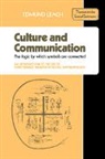 Edmund Leach, Edmund Ronald Leach, Jack Goody, Geoffrey Hawthorn - Culture and Communication