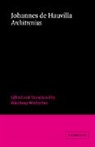 Johannes Hauvilla, Johannes de Hauvilla, Johannes, Winthrop Wetherbee, Wetherbee Winthrop - Johannes De Hauvilla: Architrenius