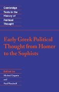 Michael Gagarin, Michael Woodruff Gagarin, Michael Gagarin, Gagarin Michael, Raymond Geuss, … - Early Greek Political Thought From Homer to the Sophists