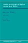 Sinnou David, Sinnou (Universite De Paris VI (Pierre Et M David, Soeminaire de Thoeorie Des Nombres de Pa, J. W. S. Cassels, Sinnou David, N. J. Hitchin - Number Theory