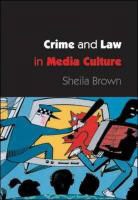 Sheila Brown, Brown Sheila - Crime and Law in Media Culture