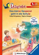 Regine Altegoer, Katja Königsberg, Regine Altegoer - Leserabe mit Mildenberger Silbenmethode - Das kleine Gespenst geht in die Schule