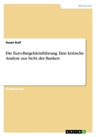 Susan Kulf - Die Euro-Bargeldeinführung. Eine kritische Analyse aus Sicht der Banken