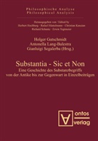 Holger Gutschmidt, Antonell Lang-Balestra, Antonella Lang-Balestra, Gianluigi Segalerba - Substantia - Sic et Non