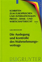 Karl Riesenhuber - Die Auslegung und Kontrolle des Wahrnehmungsvertrags