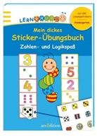 Angela Wiesner - Mein dickes Sticker-Übungsbuch Zahlen- und Logikspaß