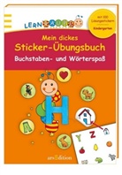 Corina Beurenmeister, Angela Wiesner - Mein dickes Sticker-Übungsbuch Buchstaben- und Wörterspaß