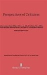 Walter Jackson Bate, William C. Greene, John V. Kelleher, Perry Miller, Renato Poggiolli, Alfred Schwarz... - Perspectives of Criticism