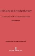 Harley C. Shands - Thinking and Psychotherapy - An Inquiry into the Processes of Communication