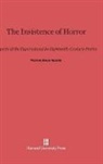 Patricia Meyer Spacks - The Insistence of Horror