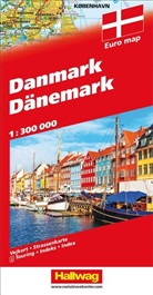 Hallwag Kümmerly+Frey AG - Hallwag Straßenkarten: DANEMARK  DG 1/400 000