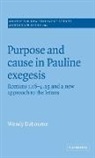 Wendy Dabourne - Purpose and Cause in Pauline Exegesis