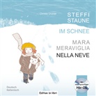 469596, Christa Unzner - Steffi Staune im Schnee, deutsch-italienisch, mit Audio-CD