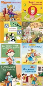 Pixi Bücher - 223: Pixi-8er-Set 223: Willkommen in der Schule! (8x1 Exemplar), m. 3 Buch, 5 Teile