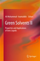 Inamuddin, Inamuddin, Dr Inamuddin, Dr. Inamuddin, Al Mohammad, Ali Mohammad - Green Solvents II