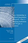 I. R., Frances K. Wells I. R. Stage, Frances K. Wells I.r. Stage, Frances K. Stage, Frances K. Wells Stage, Ryan S. Wells... - New Scholarship in Critical Quantitative Research, Part 1: Studying