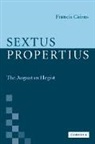 Francis Cairns, Francis (Florida State University) Cairns - Sextus Propertius